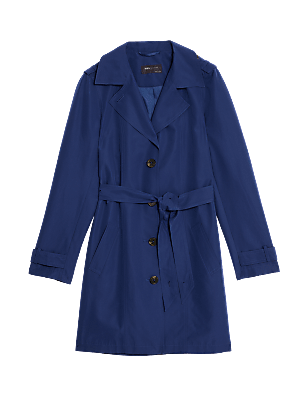 Belted Single Breasted Trench Coat