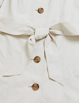 Basic Belted Mac Jacket