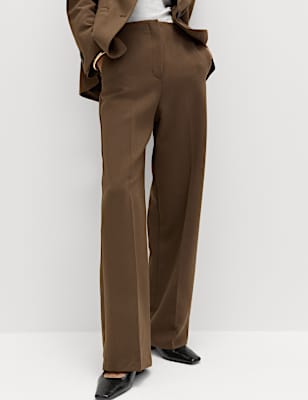 Tailored Relaxed Straight Leg Trousers