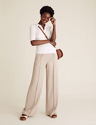 Wide Leg Relaxed Trousers