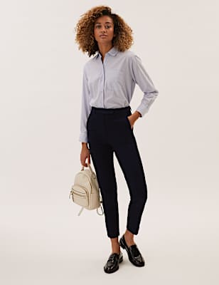 Slim Ankle Grazer Trousers