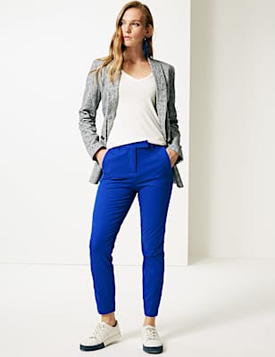 Slim Ankle Grazer Trousers