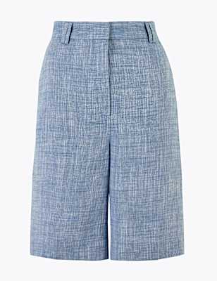 Tailored Linen Shorts