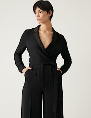 Belted Tailored Jumpsuit