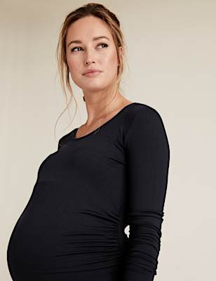 Maternity Midi Bodycon Dress