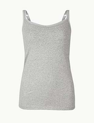 Lace Trim Vest with Secret Support&trade;