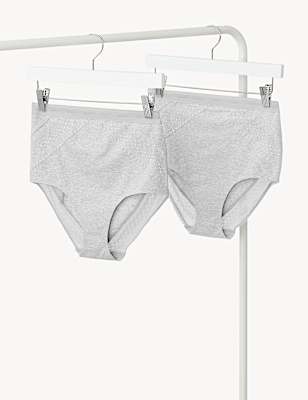 2pk Cotton Rich Light Control Full Briefs
