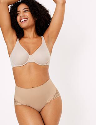 Firm Control High Leg Knickers