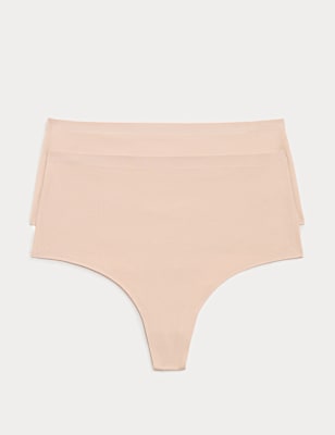 2 Pack Body Invisibles&trade; No VPL Shaping Thongs
