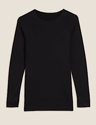 Plain Round Neck Thermal Top