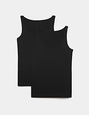 2 Pack Heatgen&trade; Thermal Built-Up Shoulder Vests
