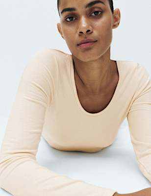 Heatgen&trade; Medium Thermal Scoop Neck Top