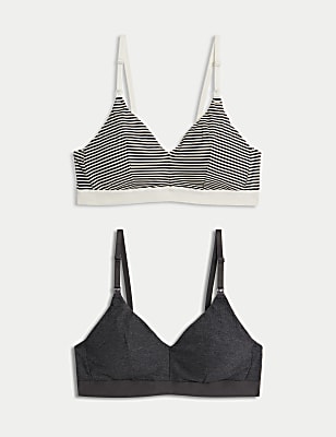 2pk Non Wired Nursing Bras A-E