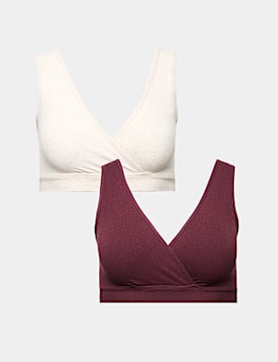 2pk Lounge Nursing Maternity Bras