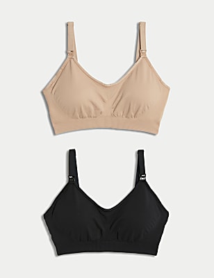 2pk Seamless Full Cup Nursing Bras