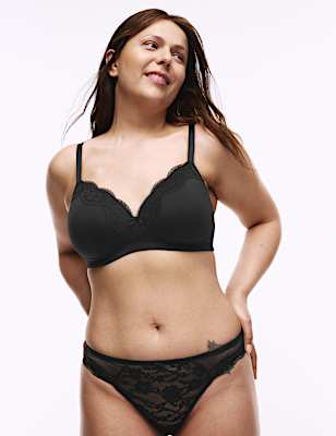 Jasmine Lace Non Wired Post Surgery Bra (A-E)