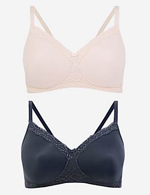 2pk Post Surgery Full Cup Bras A-E