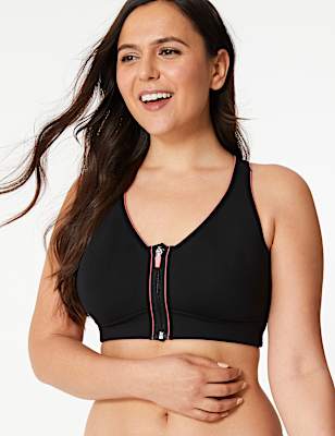 Post Surgery Extra High Impact Non-Wired Sports Bra A-G
