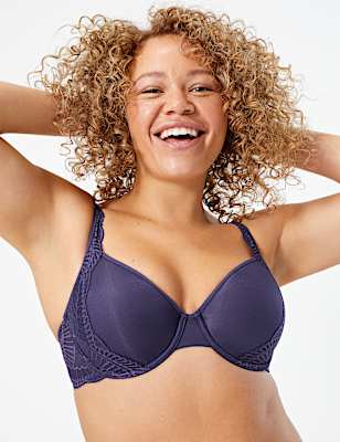 Light as Air&trade; Lace Padded Full Cup Bra