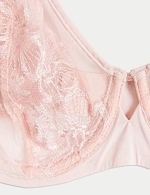 Embrace Embroidered Wired Full Cup Bra A-E