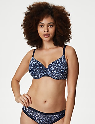 Flexifit&trade; Floral Full Cup T-Shirt Bra A-E