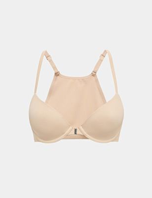 Seamless Wired Plunge Bra (A-E)