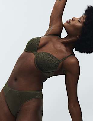 Body Lace Wired Demi Cup Bra A-E