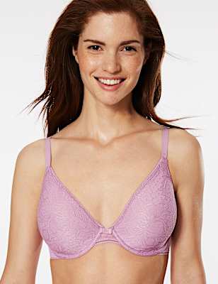 Body Lace Non-Padded Plunge Bra B-E