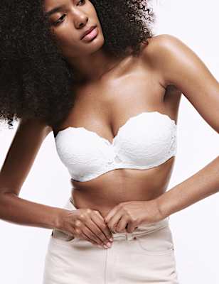 Lace Wired Bandeau Bra