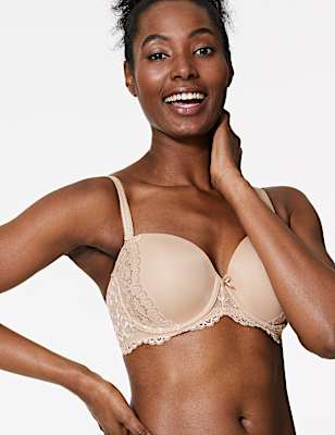 Louisa Lace Padded Strapless Bra A-E