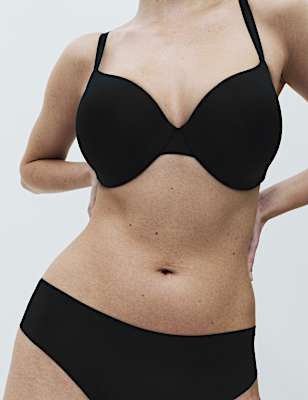 Body Invisibles&trade; Padded Wired Demi Cup Bra F+