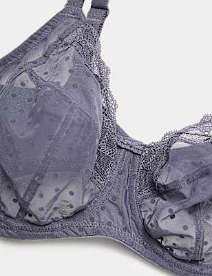 Mesh Wired Extra Support Bra (F-J)