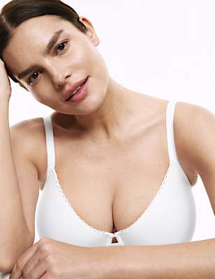 Cotton with Cool Comfort™ Minimiser Bra C-H