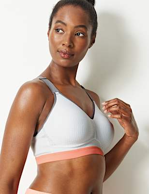 High Impact Padded Sports Bra A-DD