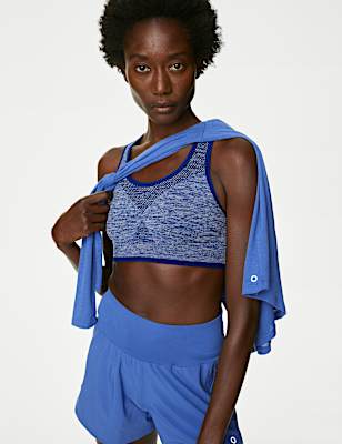 Reversible Seamless Medium Support Sports Bra