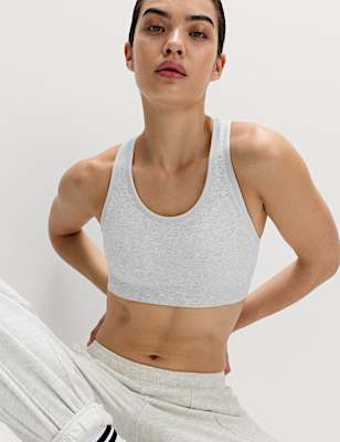 Reversible Seamless Medium Support Sports Bra