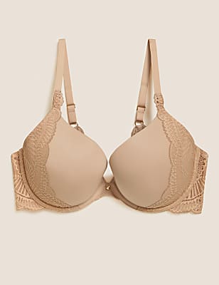 Perfect Fit&trade; Lace Push-Up Bra AA-E
