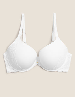 Perfect Fit&trade; Lace Push-Up Bra AA-E