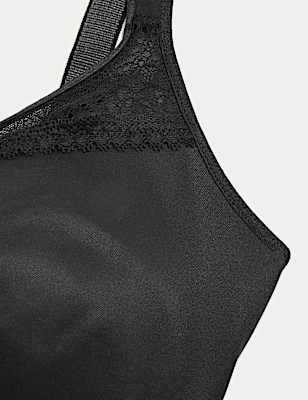 Cotton & Lace Non Wired Total Support Bra