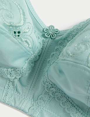 Total Support Embroidered Full Cup Bra B-G