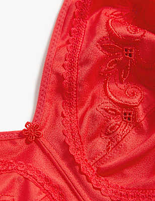 Embroidered Non Wired Total Support Bra