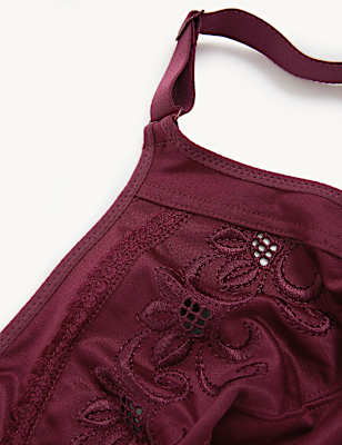 Embroidered Non Wired Total Support Bra
