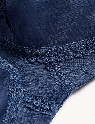 Embroidered Non Wired Total Support Bra