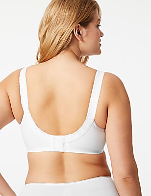 Total Support Floral Lace Non-Padded Full Cup Bra B-G