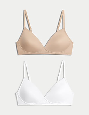 2pk Non-Wired First Bras