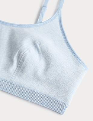 2pk Cotton First Bra Crop Tops