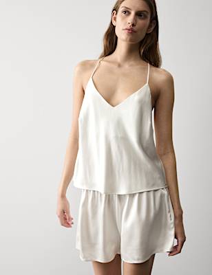 Satin Cami Shortie Pyjama Set