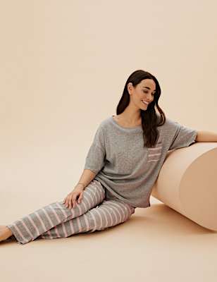 Cotton Stripe Pyjama Set