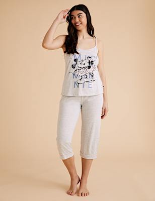 Mickey Mouse&trade; Cotton Cropped Pyjama Set