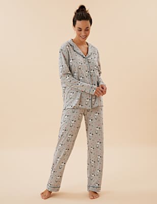 Snoopy&trade; Cotton Rich Rever Pyjama Set